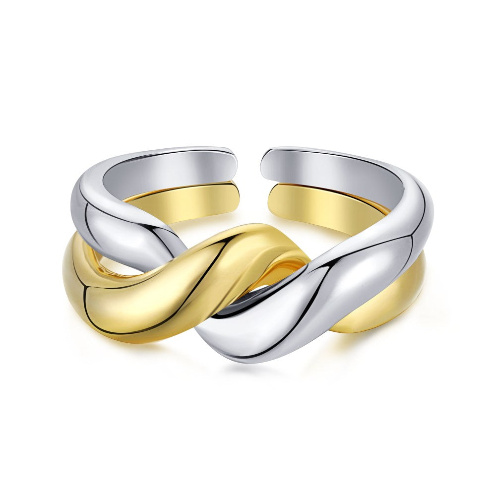 Twisted 2-in-1 Ring