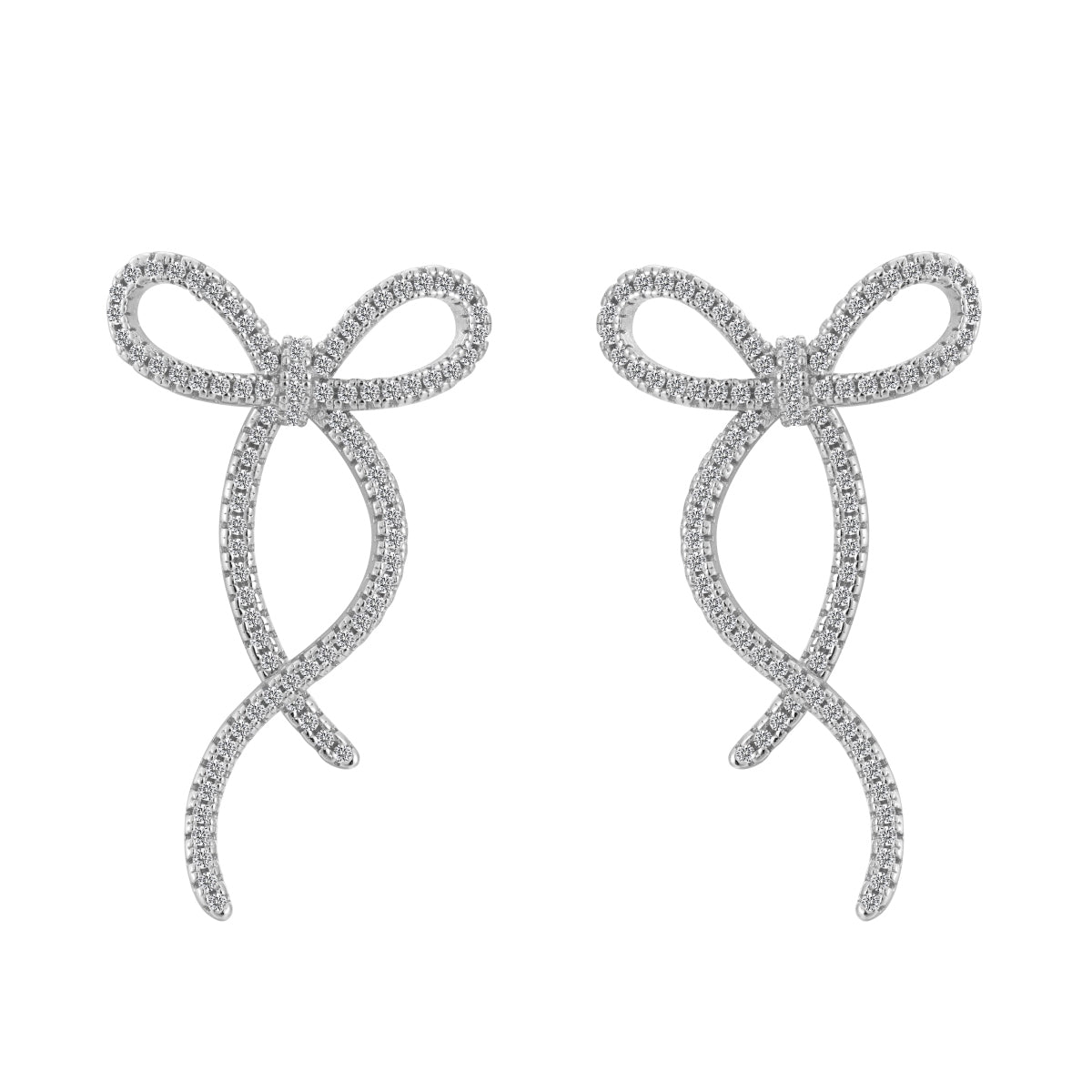 Élise Bow Drop Earrings