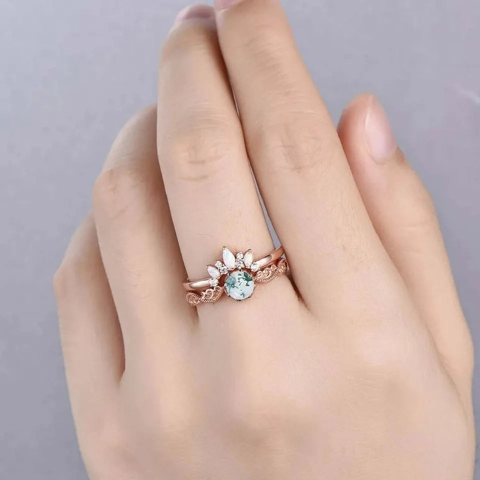 Vintage 2-in-1 Ring Set