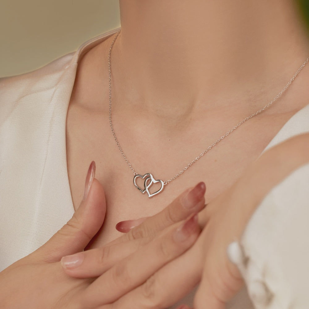 Intertwined Hearts Necklace – Nobil Jewelry